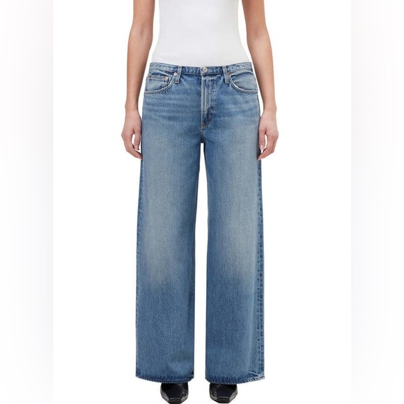 Agolde Denim - AGOLDE Kiera Low Rise Jeans in Downtown Size 23